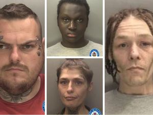 Supporting image for story: Nine of the newest faces to be added to the West Midlands' most wanted list - including one with 'king' tattooed on his face