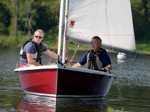 Supporting image for story: Sun’s out, boats out as scores try sailing at Shropshire club