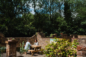 Visitors can relax in the new Secret Garden at Coalport China Museum