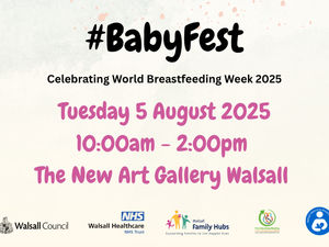 Supporting image for story: Walsall to host BabyFest in celebration of World Breastfeeding Week