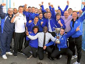 Supporting image for story: Ben Haseley double seals title for Halesowen Town
