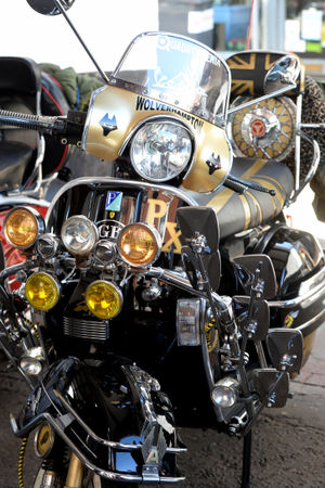 A Wolves bike at the event