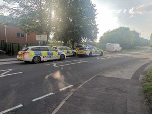 The scene on Thursday evening