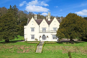 The grounds of Wassell Wood Houses extend to 12.3 acres while the house also includes stained-glass windows and 12 gargoyles