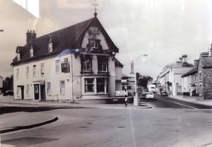 A historic picture of the Cock Hotel