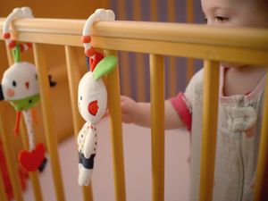 Child in a cot