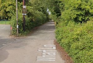 A Google Street View Image Of Wharf Lane In Brewood. Free for use by all LDRS partners