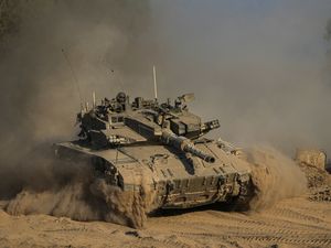 Supporting image for story: Israeli strikes on Gaza kill more than 60 as sides consider new ceasefire deal