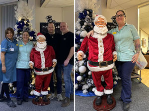 Supporting image for story: Pub regulars save Christmas after returning Santa Claus to rightful home at hospital