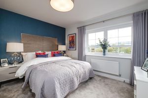 A typical bedroom on the Dunstall Park development