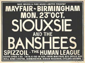 Artwork for Siouxsie and the Banshees, 1978