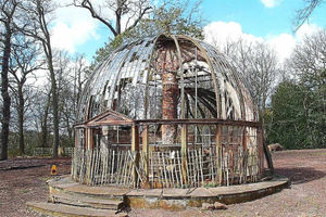 The Grade I listed old forcing house at Hilton Hall was used to grow plants