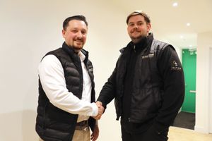 Voltium Electrical Services directors Jake Jones (left) and Matthew Hicks
