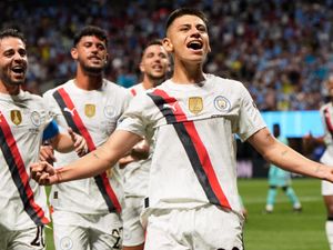 Supporting image for story: Claudio Echeverri ‘a bit sore’ as Man City wait on teenager’s ankle injury