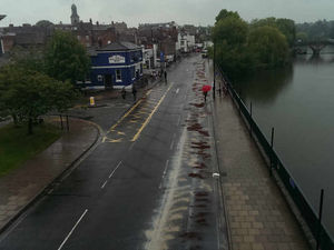 Supporting image for story: Chaos as Shrewsbury Carnival fuel spill causes gridlock