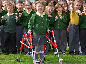 Supporting image for story: Help Amber's dream of walking come true