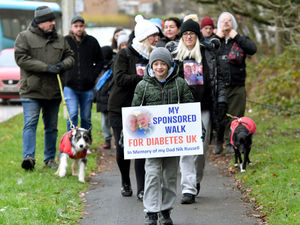 Supporting image for story: Telford boy takes serious steps in family's bid to raise £10,000 in memory of his dad