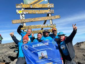 Supporting image for story: Shrewsbury team reach new heights in memory of kind-hearted Riley
