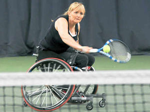 Supporting image for story: Wheelchair tennis serves up a winner