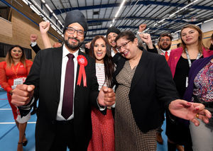Warinder Juss, left, is holding talks with the brewery