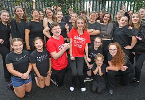 Newport Musical Theatre Academy's Danny and Sandy, Mikey Malone and Annabelle Taylor, for their production of Grease later this month