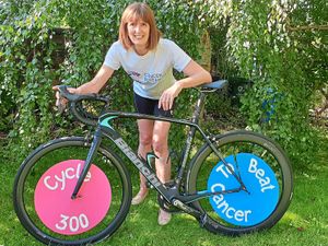 Supporting image for story: Prof Pam gets back in the saddle for Cancer Research UK