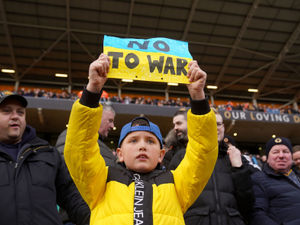 Supporting image for story: Football fans show signs of solidarity with Ukraine