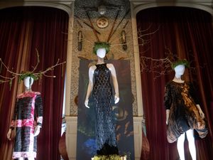 Supporting image for story: Fashion exhibition using plant waste from King’s garden to go on display