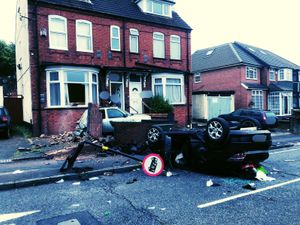 Supporting image for story: Driver arrested after car overturns in early morning smash