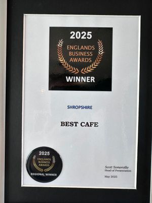 The Award for Shropshire's Best Cafe