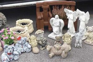 Some of the objects stolen from Bushbury Crematorium