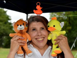 WOLVERHAMPTON COPYRIGHT NATIONAL WORLD TIM THURSFIELD -27/07/25 .Alison Hayes was running the Hook a Duck stall at the Sedgley Fun Day, part of the Black Country Festival