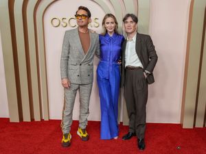 Supporting image for story: Oppenheimer stars reunite at Oscar nominees luncheon