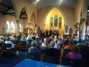Cambridge University's renowned a cappella choir The Gent's of St John in concert at Walsall Wood's St John's parish church