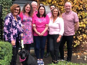 Supporting image for story: Housing team show support for Breast Cancer awareness