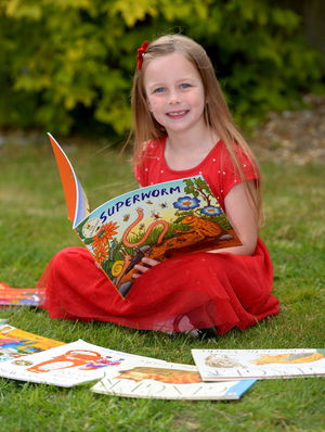 Louisa MacDonald, from Bloxwich, has made videos of herself reading stories for other children