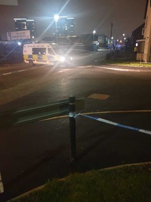 A police cordon in place following the stabbings in Smethwick. Pic: Kirat Raj Singh