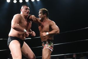 Wrestling at The Hanger. Credit: Oli Sandler