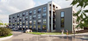 An artist's impression of how the site could look. Picture: BMJ Architects.
