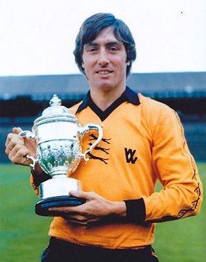 Wolves legend John Richards in the 1970s kit