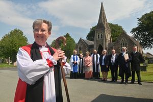 The Bishop of Shrewsbury, Rev. Sarah Bullock consecrated the final piece of land at Market Drayton Cemetery 