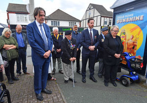 Halesowen MP James Morris was among those paying their respects at the service