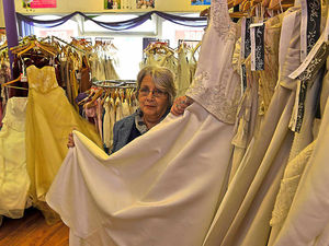Supporting image for story: Barnardo's bridal gown bonanza as showroom to close at Shropshire store
