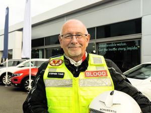 Supporting image for story: Stephen uses love of bikes to help support hospitals in Shropshire 