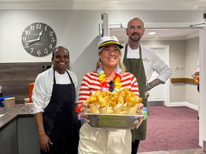 Supporting image for story: Rock the boat - seaside singalong and chippy tea at local care home