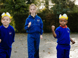 Supporting image for story: Newport pupils get on their walking boots for Children In Need