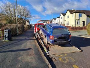 Supporting image for story: Police seize Volkswagen car in Oswestry and issue motorist with a traffic offence report after 'shock' discovery