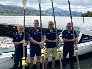 Supporting image for story: Wrekin Rowers hit £100,000 charity target after a month crossing the Atlantic