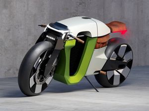 Supporting image for story: Skoda’s Slavia B concept pays tribute to firm’s classic motorcycles