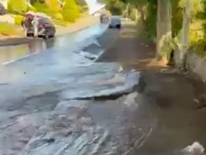 Supporting image for story: Congestion in Stourbridge continues as Severn Trent Water combat flooding